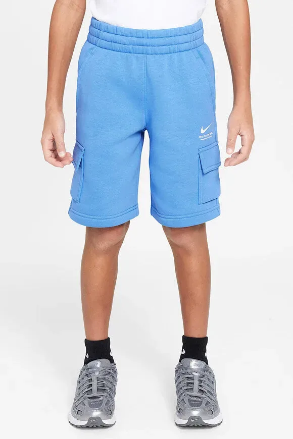 Nike Cargo Sweatshorts - Blue Beyond M Kids