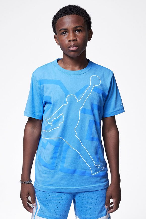 Jordan Shining Jumpman T-Shirt - Legend Blue M Kids