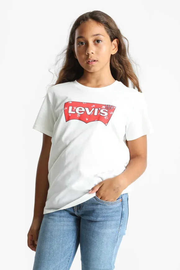 Levi's Floral T-Shirt - Blanc de blanc 10 Kids
