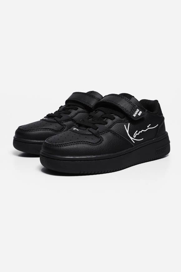 Karl Kani 89 Logo Kids Sneaker - Black + White EU32
