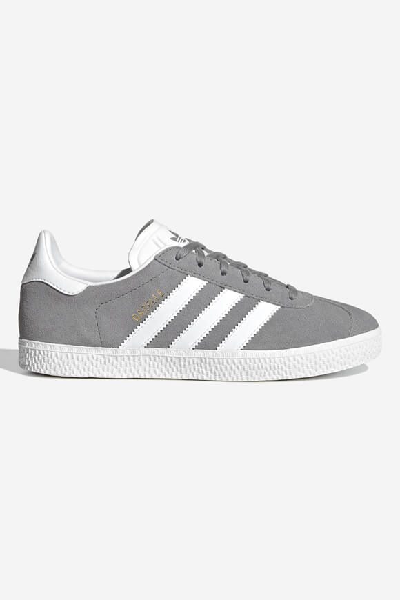 Adidas Originals Gazelle Sneaker - Grey Three + Footwear White + Gold Metallic EU39 1/3 Kids