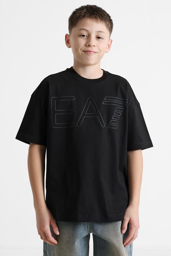 EA7 Emporio Armani Oversize T-Shirt - Black 12 Kids
