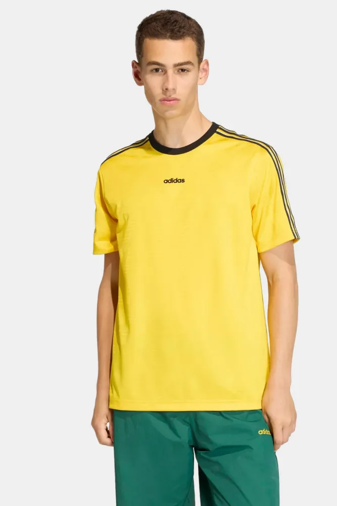 Adidas Originals Jacquard Jersey T-Shirt - Eqt Yellow M Herren