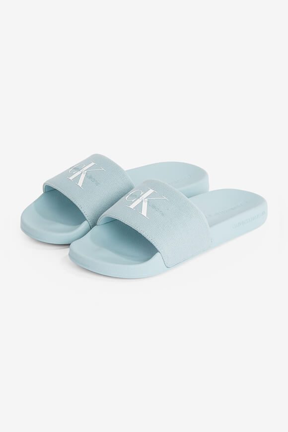 Calvin Klein Jeans Pantoletten - Triple Cloud Blue EU38 Damen