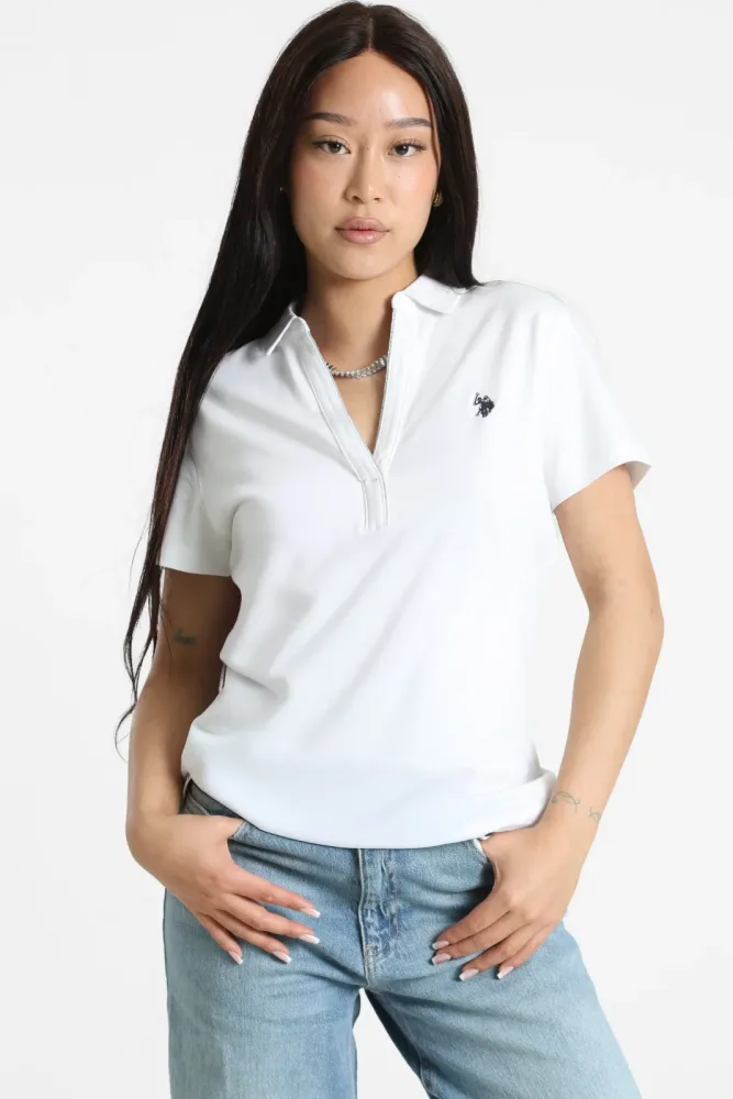U.S. Polo Assn. Poloshirt - White XS Damen