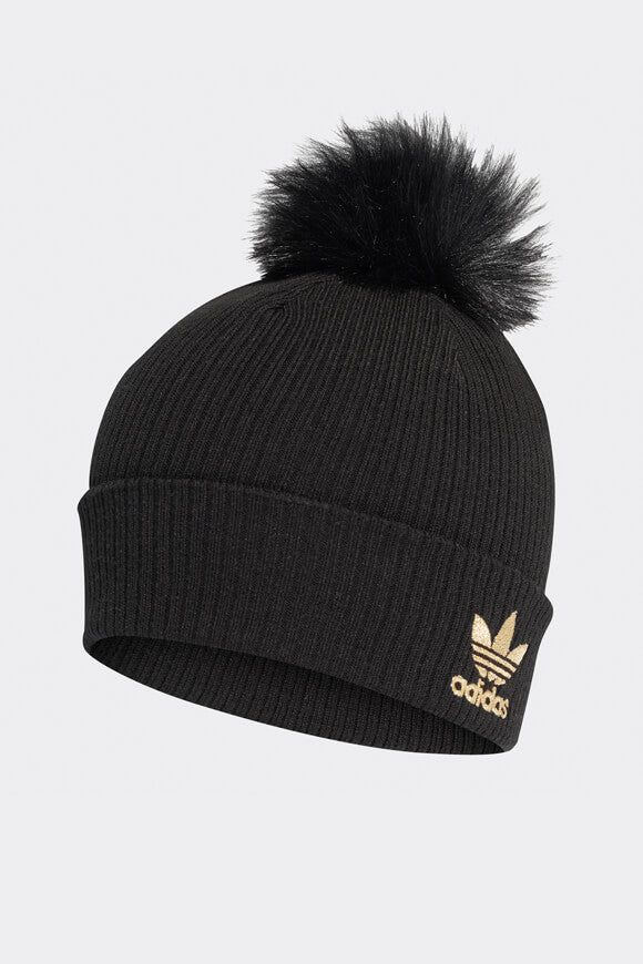 Adidas Originals Pom-Beanie - Schwarz S/M Damen