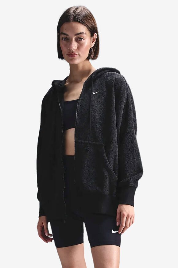 Nike Sportswear Phoenix Frottee Kapuzensweatshirt - Black S Damen