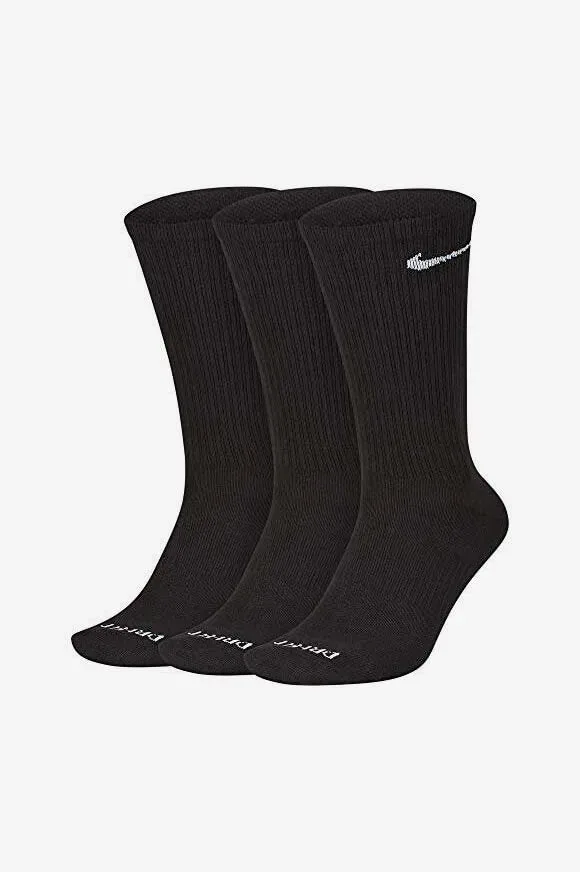 Nike Dreierpack Socken - Schwarz EU42-46