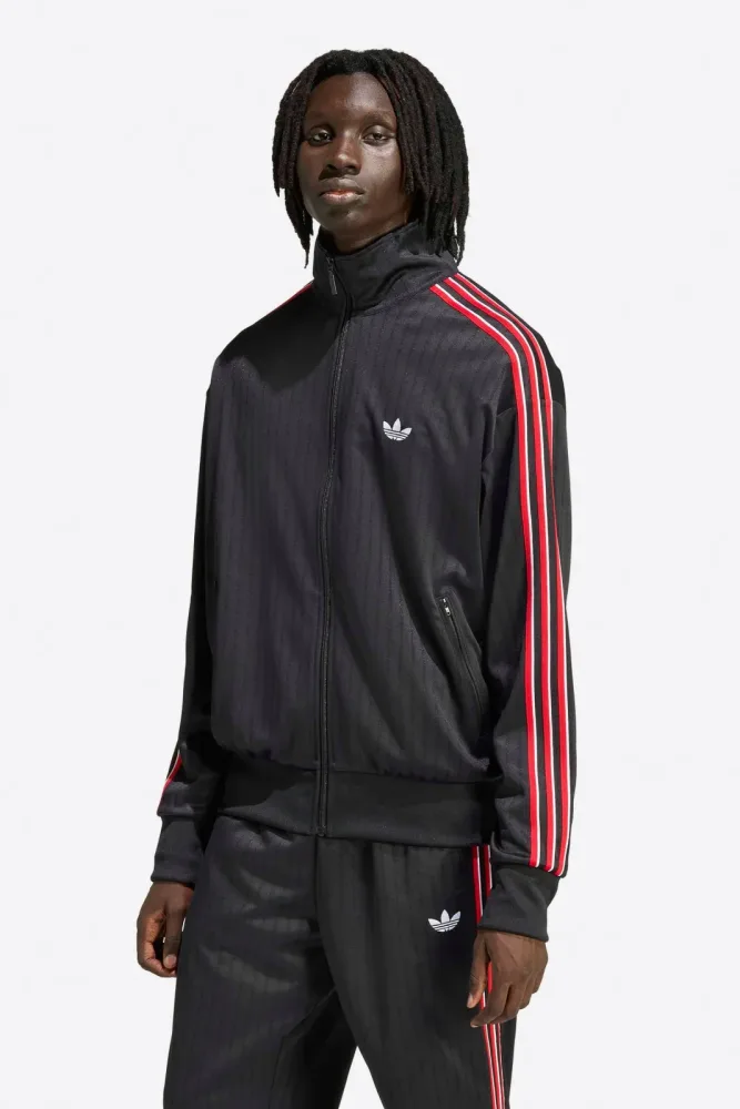 Adidas Originals Adicolor Classics Firebird Trainingsjacke - Black + Red M Herren