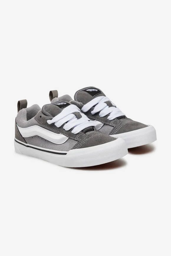 Vans Knu Skool Sneaker - Pewter + Grey + White EU36 Kids