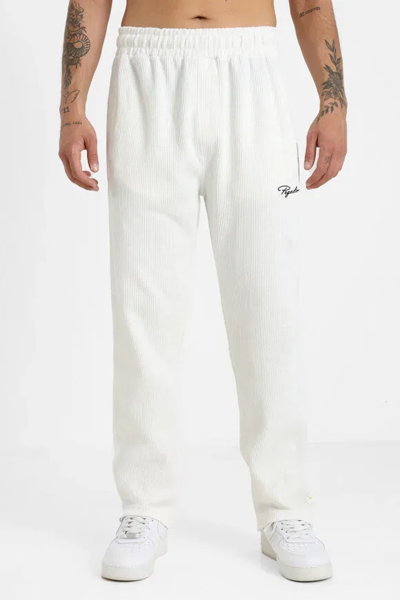 Pegador Strukturierte Stoffhose - Washed Warm White M Herren