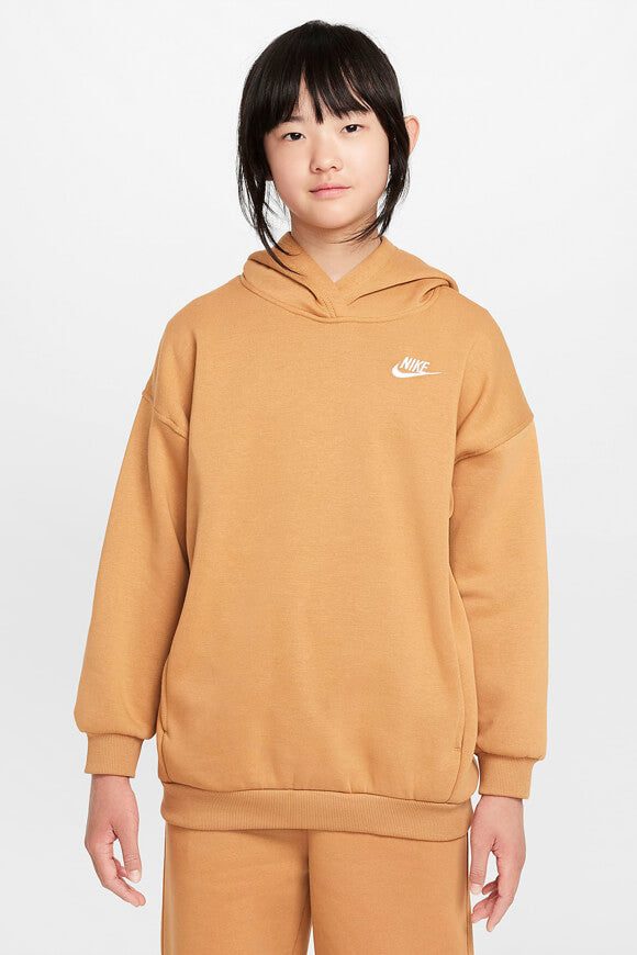 Nike Sportswear Club Fleece Oversize Kapuzensweatshirt - Flax S Kids
