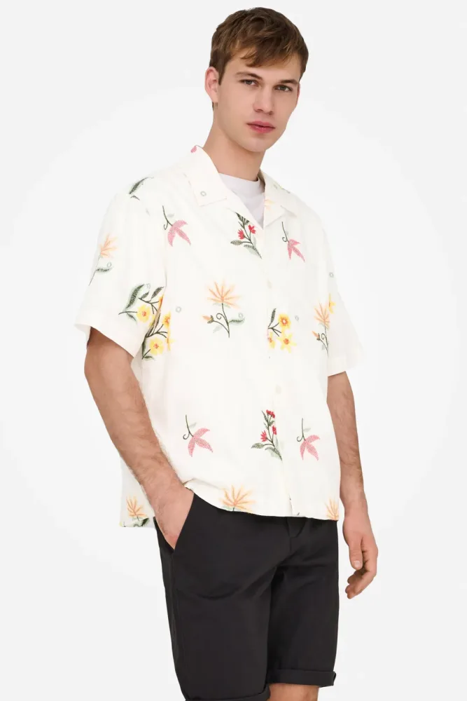 Only & Sons ONSEDWARD Hemd - Bright White S Herren