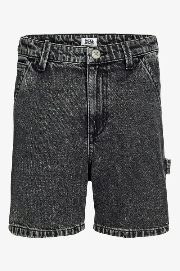 Jack & Jones Junior JJITONY JJCARPENTER Loose Fit Jeansshorts - Black Denim 140 Kids