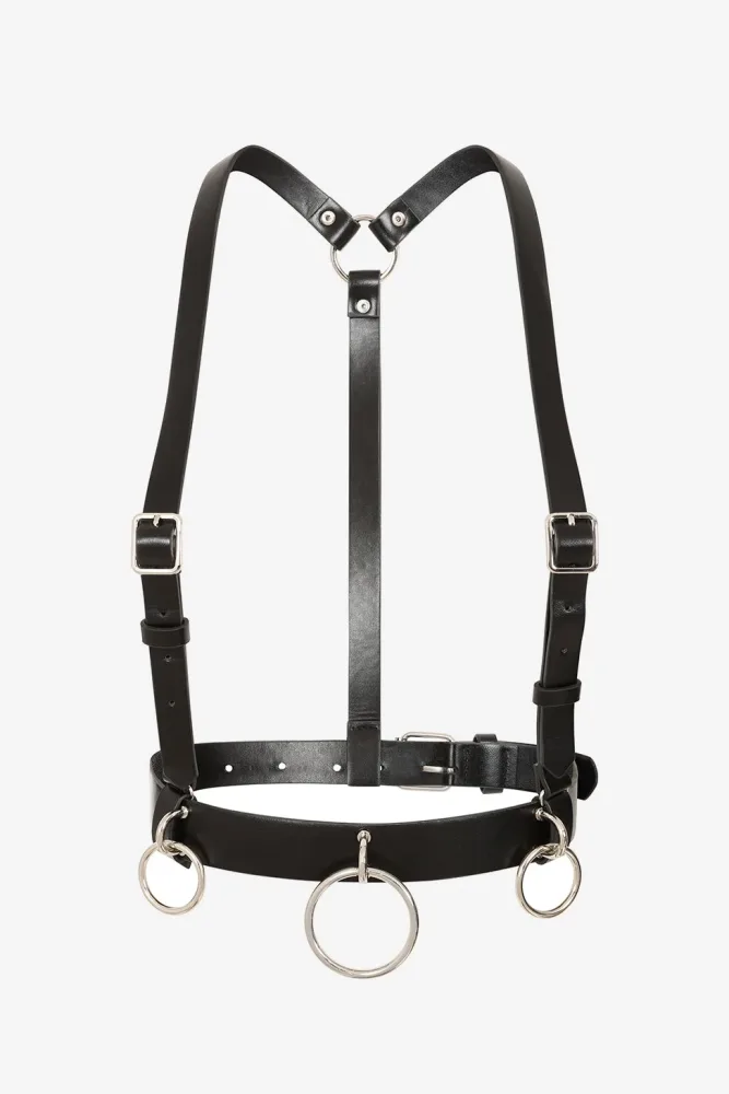 Banned Dominion Body harness - Black XL/XXL Damen