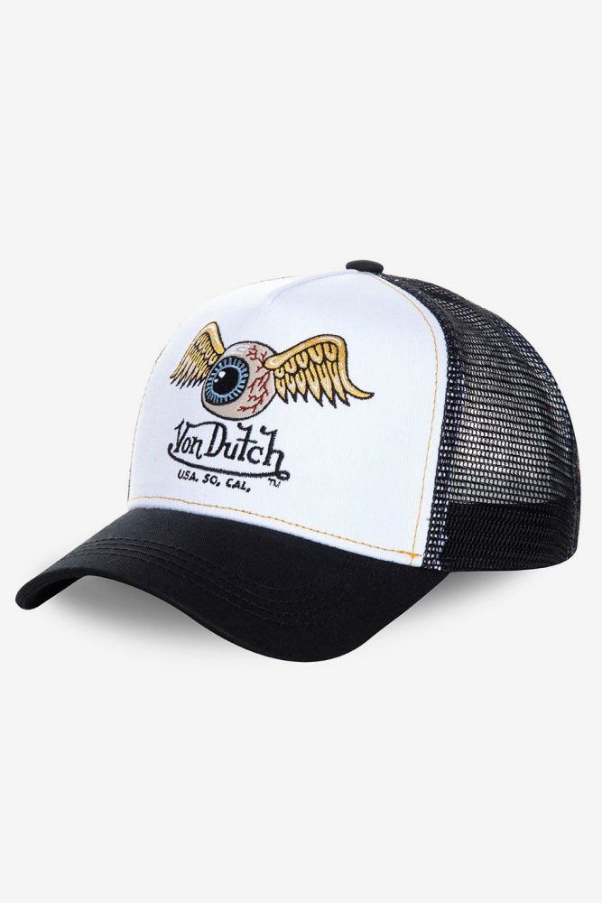Von Dutch Trucker Cap / Snapback - Black + White Einheitsgroesse Herren