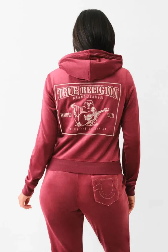 True Religion Samt Jacke - Cordovan S Damen