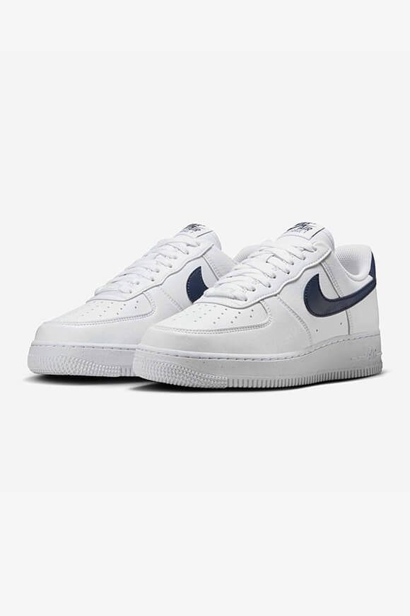 Nike Air Force 1 '07 Next Nature Sneaker - White + Midnight Navy EU38 Damen