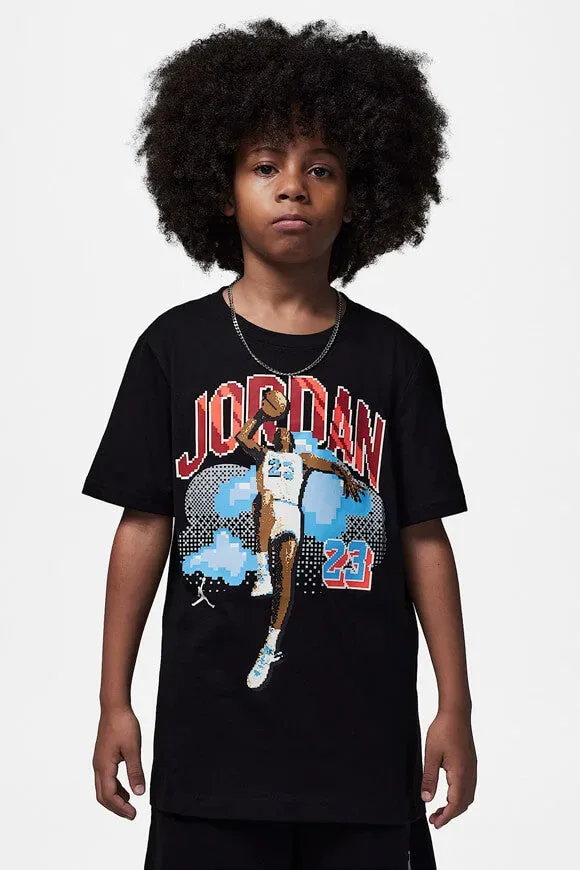 Jordan Customized Air Digi T-Shirt - Black M Kids