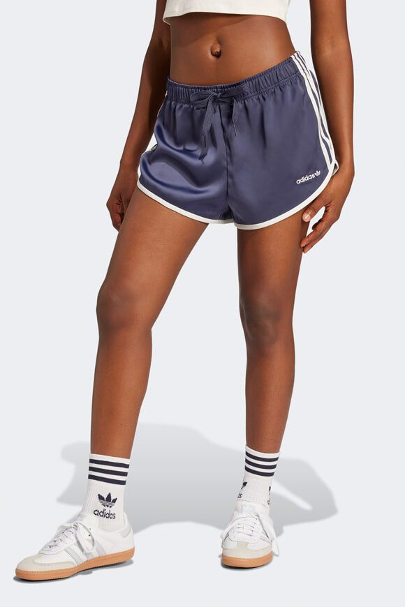 Adidas Originals Satin Shorts - Shadow Navy S Damen