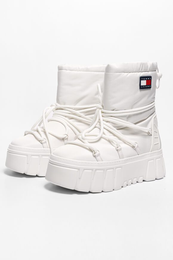 Tommy Jeans Schneestiefelette Plateau - Offwhite EU36 Damen