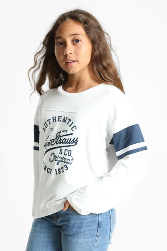 Levi's Varsity Sweatshirt - Blanc de blanc 12 Kids