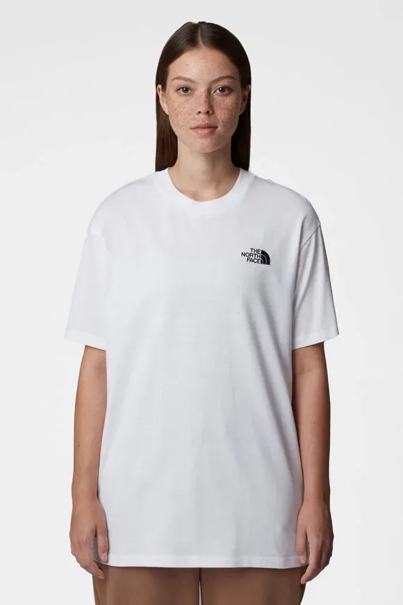 The North Face Oversize T-Shirt - White XS Damen