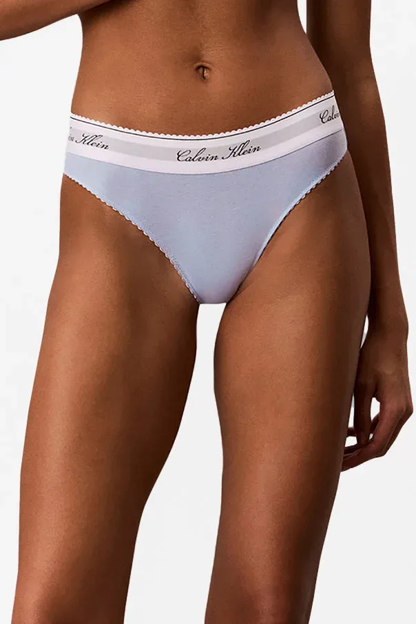 Calvin Klein Underwear String - Amethyst Cream S Damen