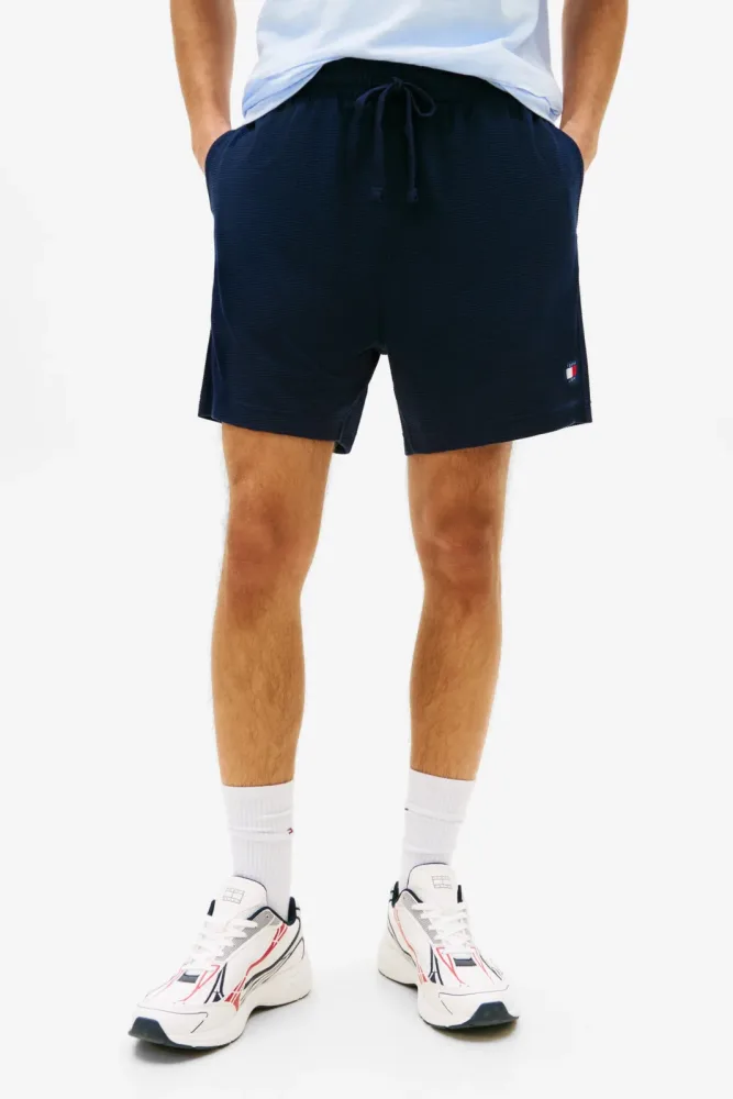 Tommy Jeans Shorts aus Waffelstoff - Dark Night Navy M Herren