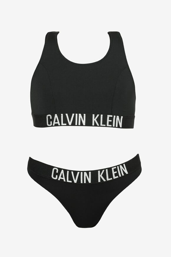 Calvin Klein Swimwear Bralette Bikini - Schwarz 8-10 Kids