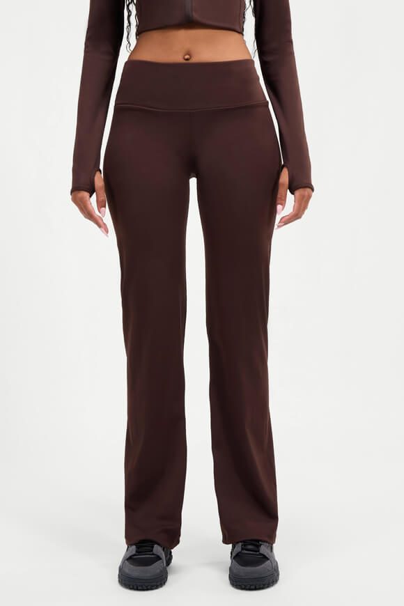 Ellesse Nitro Flare Leggings - Brown S Damen
