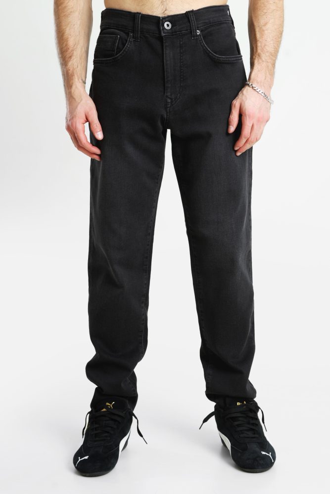 Pepe Jeans Regular Fit Jeans L32 - Black Denim 32 Herren