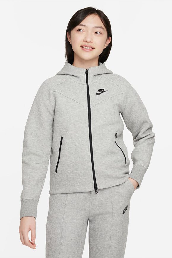 Nike Kapuzensweatjacke - Grey Heather M Kids