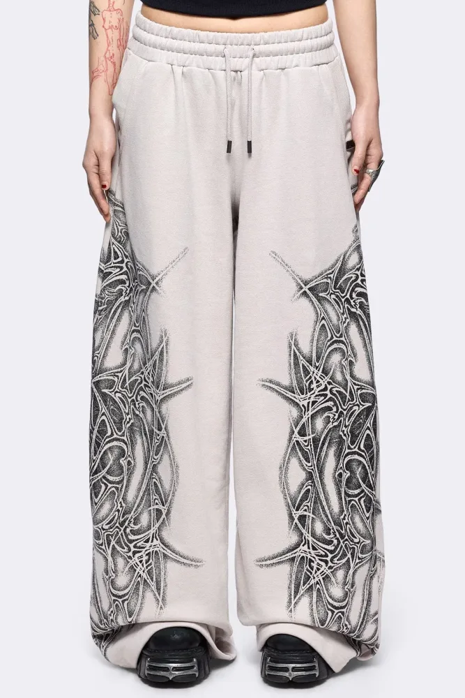Minga London Zyre Sweathose - Light Grey S Damen