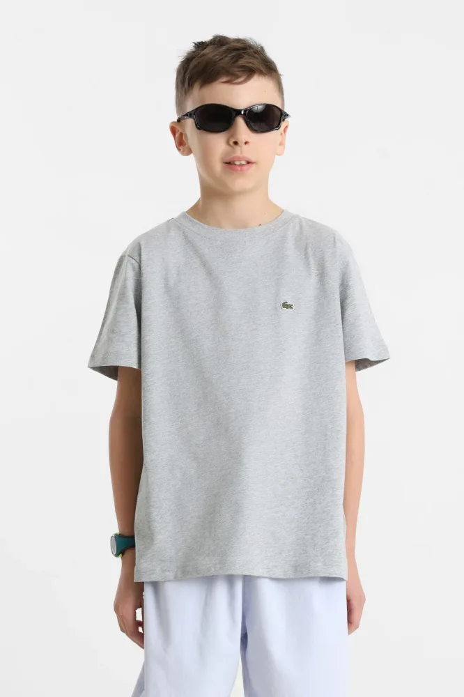 Lacoste - T-Shirt, 14A, Grau Melange