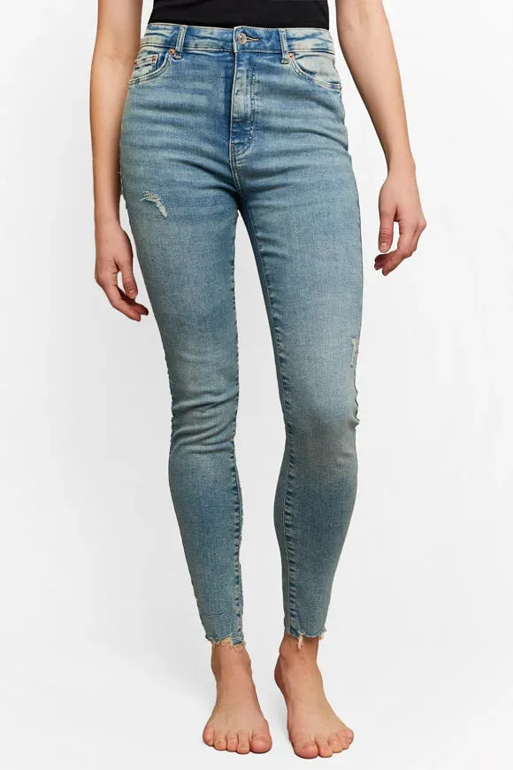 Tally Weijl High Waist Skinny Jeans - Blue Medium Used 34 Damen