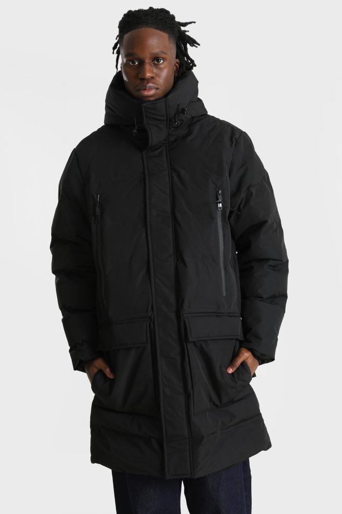 Poolman Puffermantel - Black S Herren