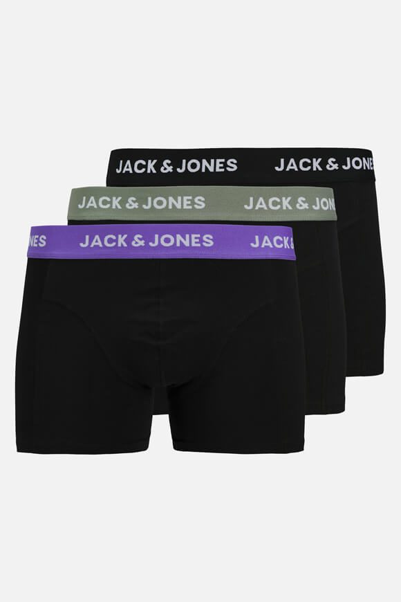 Jack & Jones Axel Dreierpack Boxershorts - Black L Herren
