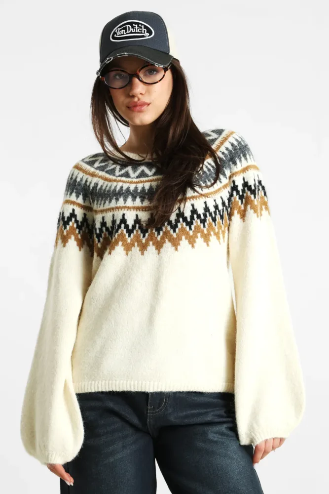 Only ONLREYKJA Strickpullover - Whitecap Gray + Dark Grey M Damen