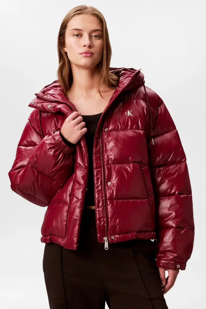 Calvin Klein Jeans Pufferjacke - Tawny Port M Damen