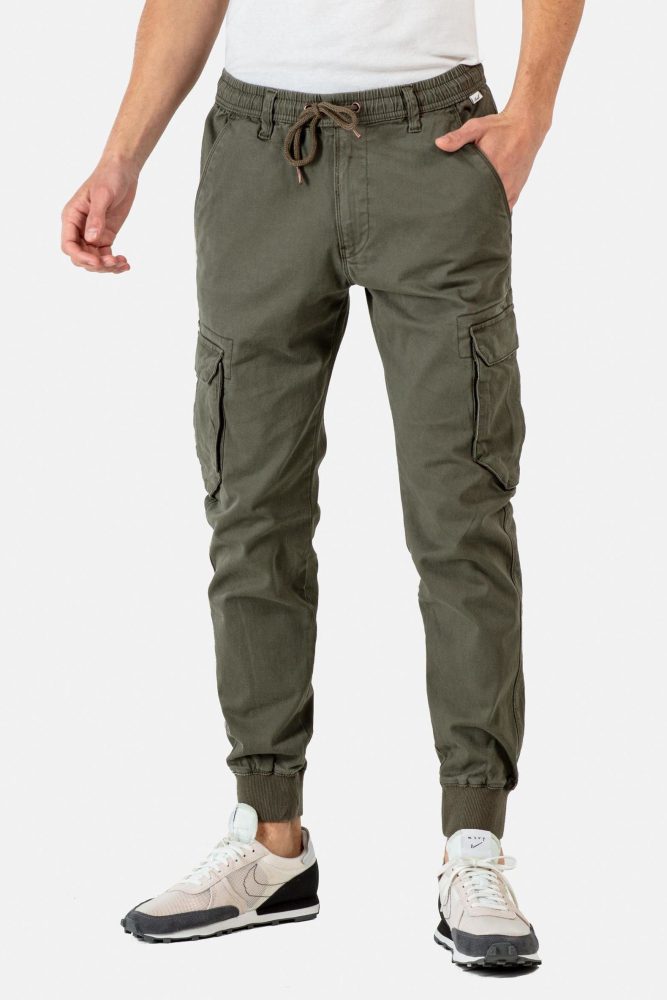 Reell Reflex Rib Cargo Jogger Pant - Olive S Herren