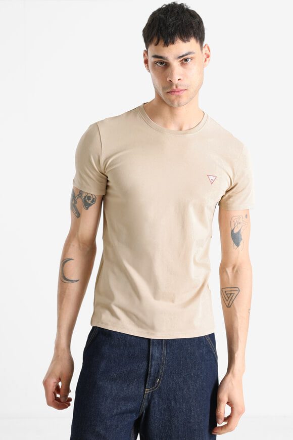 Guess Core T-Shirt - Neutral Sand L Herren