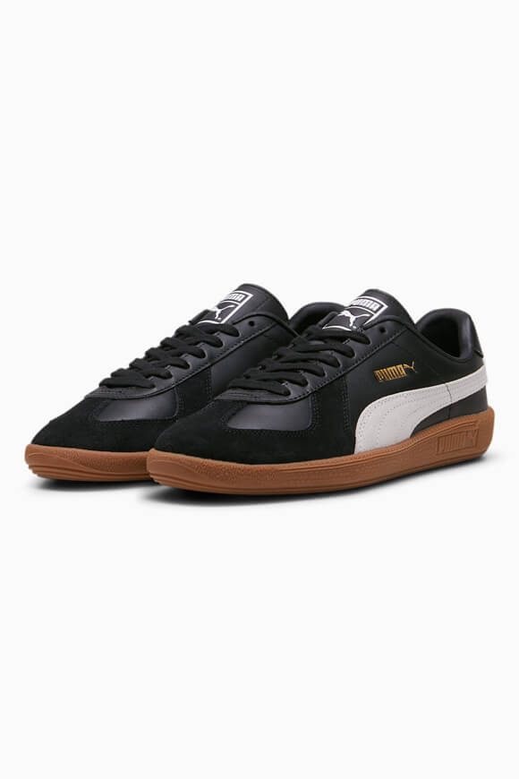 Puma Army Trainer Sneaker - Black + White EU42 Herren
