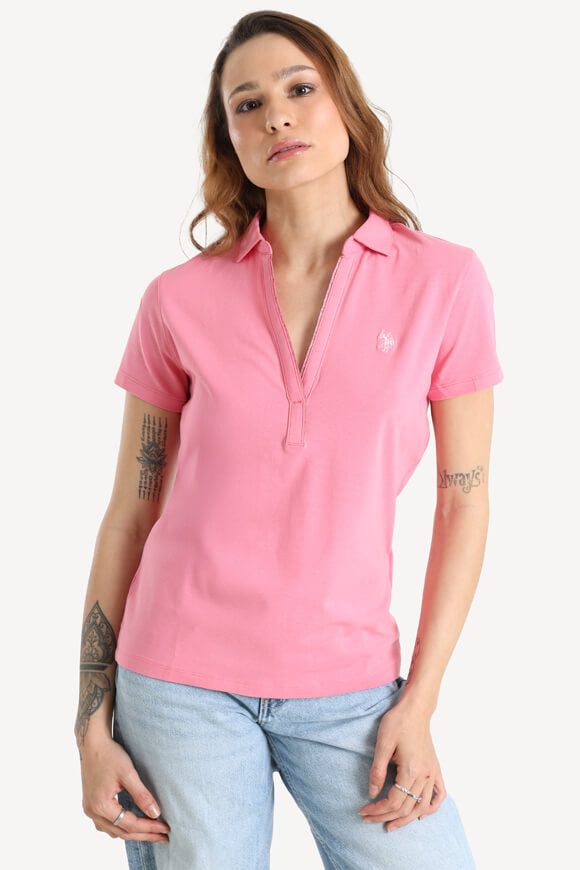 U.S. Polo Assn. Poloshirt - Pink S Damen