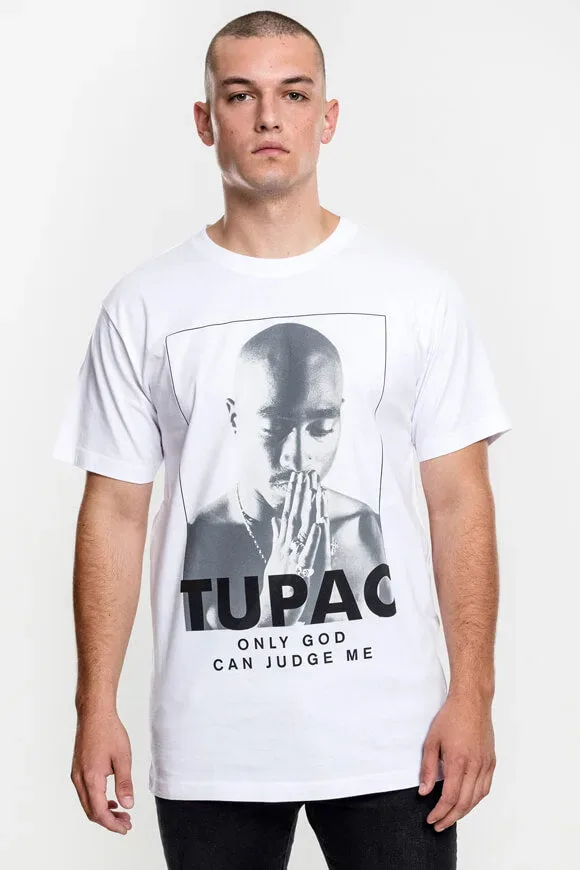 Mister Tee T-Shirt - Weiss + Grau S Herren
