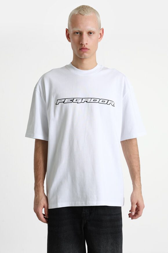 Pegador Alden Oversize T-Shirt - White S Herren