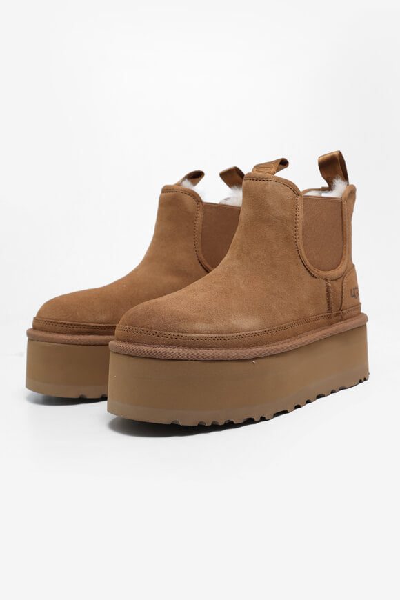 UGG Neumel gefütterte Chelsea Stiefelette - Chestnut EU36 Damen