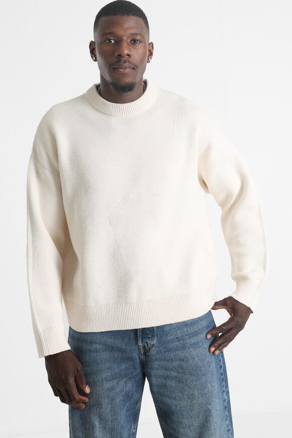 Jack & Jones Kobe Oversize Strickpullover - Sea Salt M Herren