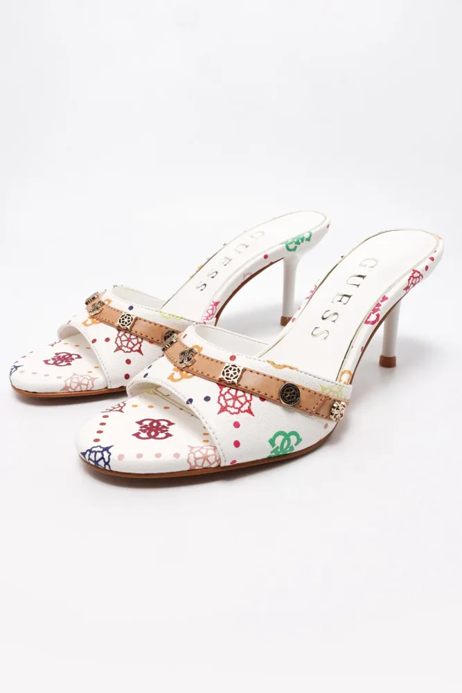 Guess Mules - White EU38 Damen