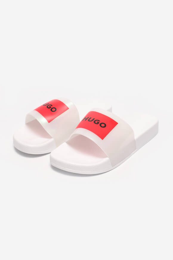 Hugo Red Pantoletten - Holographic + White EU37 Kids